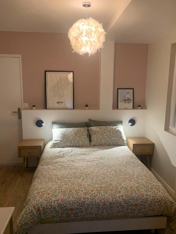 La Cabine Menage Et Linge Inclus Dieppe Bagian luar foto